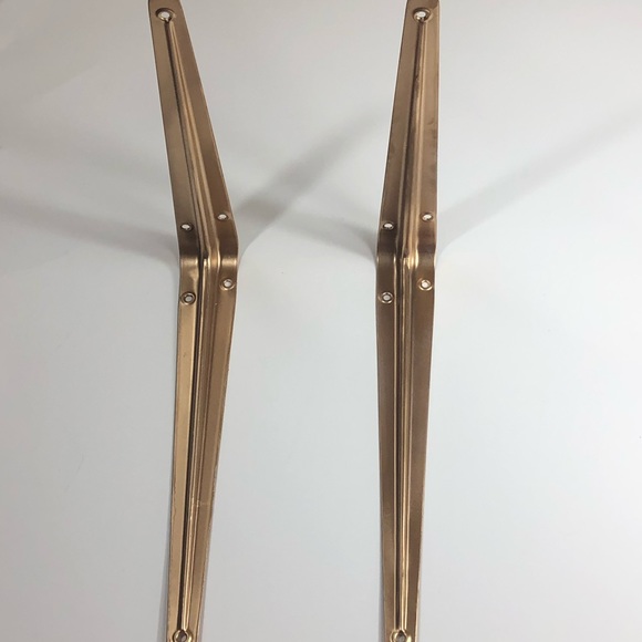 Gold Shelf Hooks- For Wooden Shelf. - Picture 4 of 5